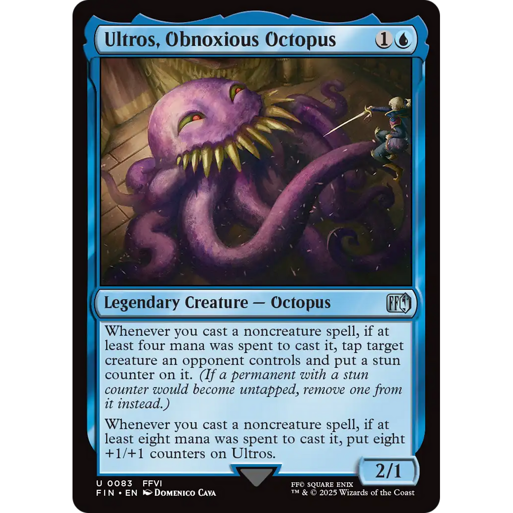 Ultros, Obnoxious Octopus (FIN-083) - FINAL FANTASY Foil