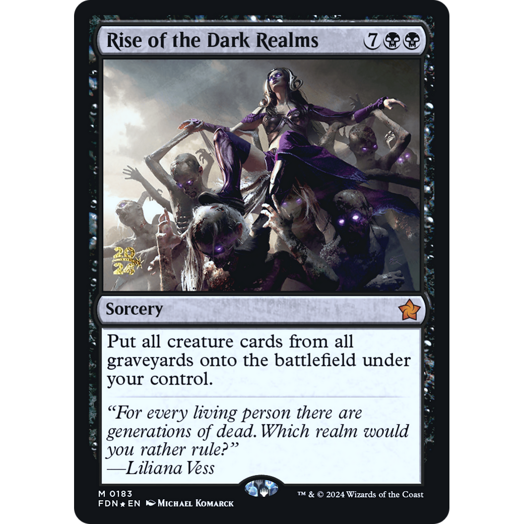 Rise of the Dark Realms (PRE-183) - Foundations Promos Foil