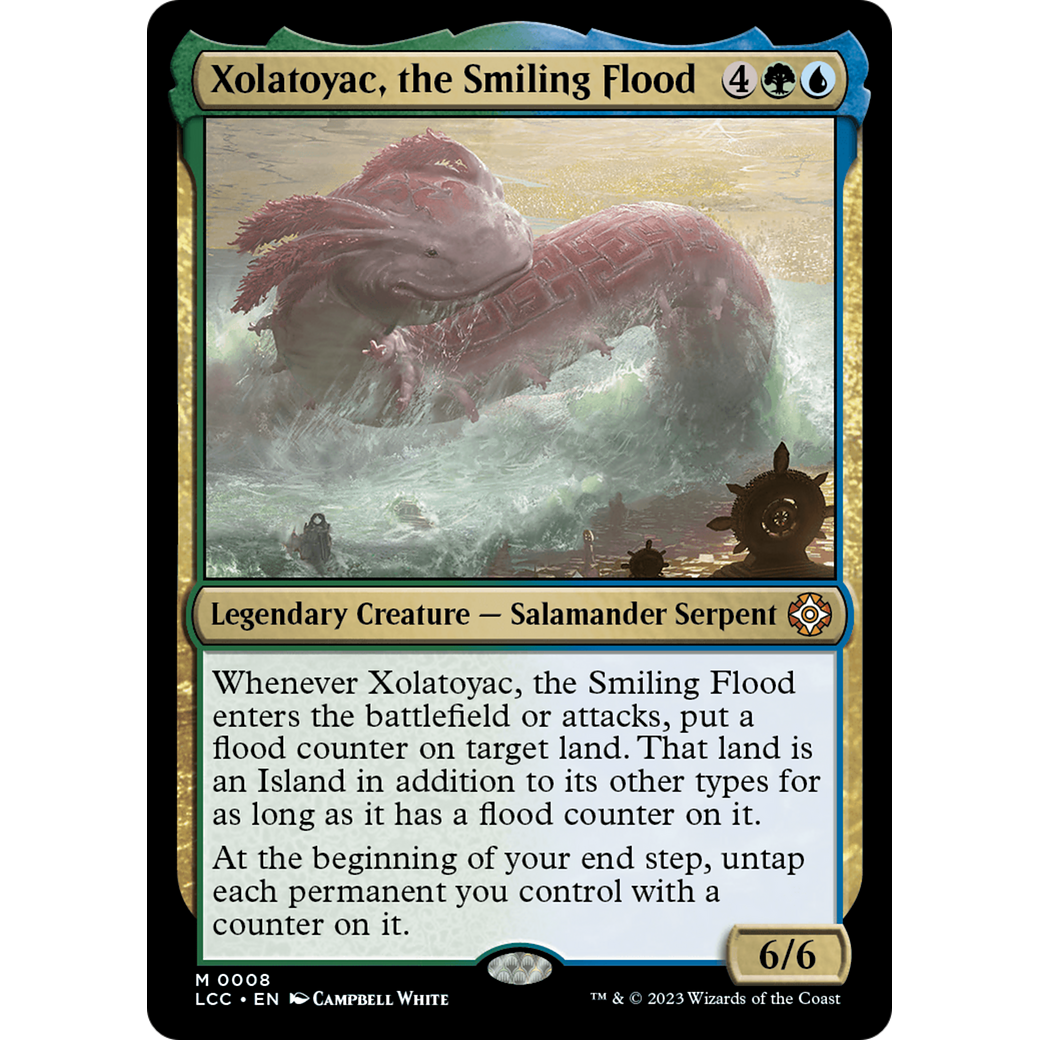 Xolatoyac, the Smiling Flood (LCC-008) - The Lost Caverns of Ixalan Commander Foil
