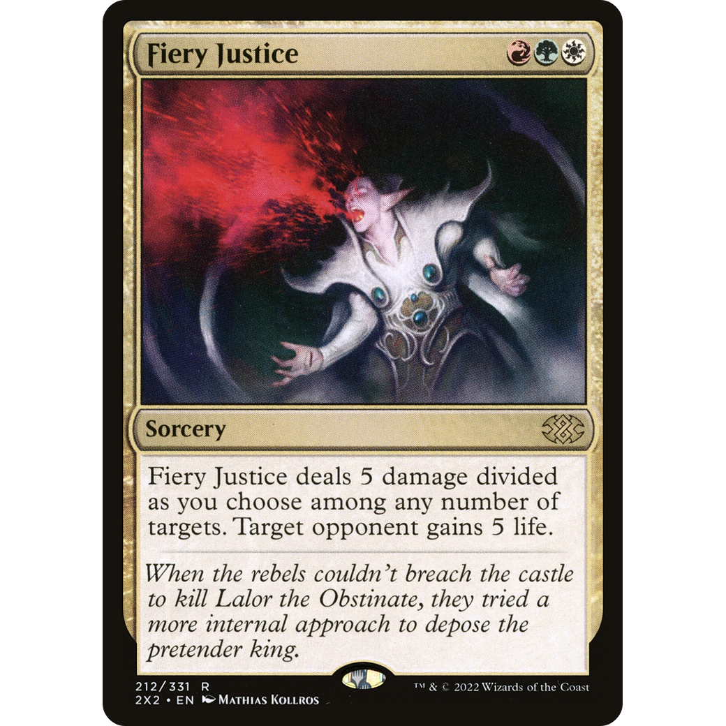 Fiery Justice (2X2-212) - Double Masters 2022