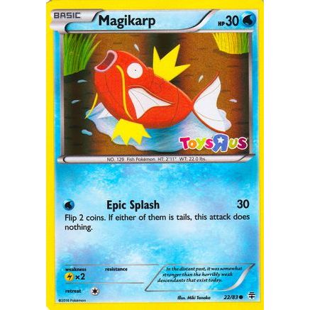 Magikarp - 22/83 (Toys R Us Promo) 22 - Miscellaneous Cards & Products Holofoil