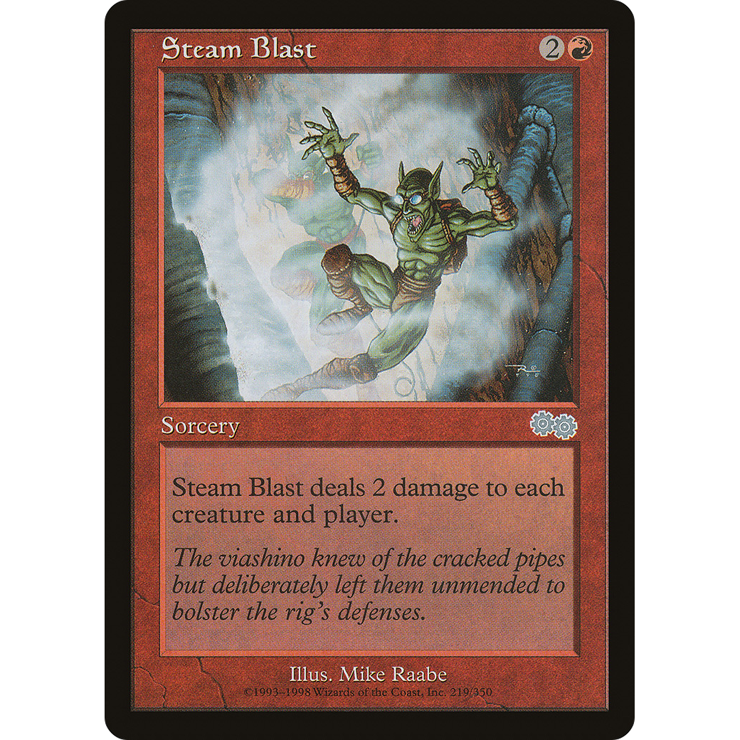 Steam Blast (USG-219) - Urza's Saga