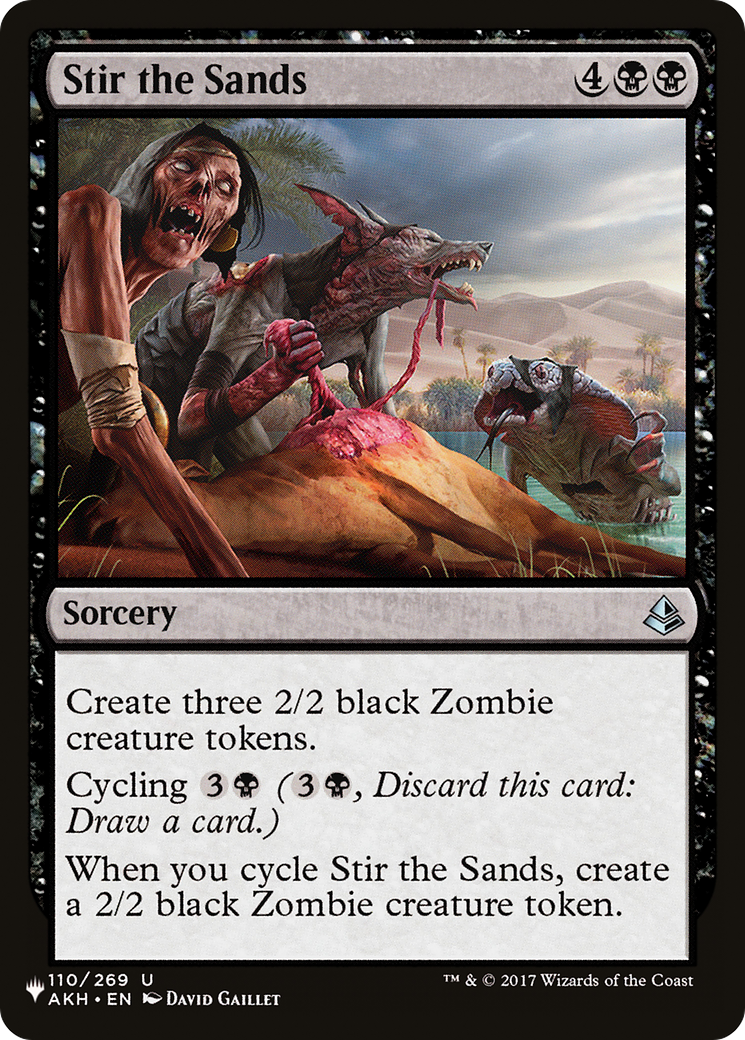 Stir the Sands (LIST-110/269) - The List