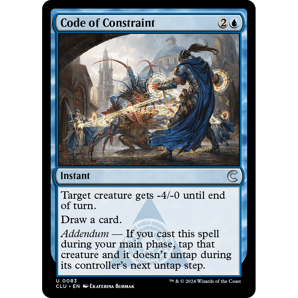 Code of Constraint (CLU-083) - Ravnica: Clue Edition