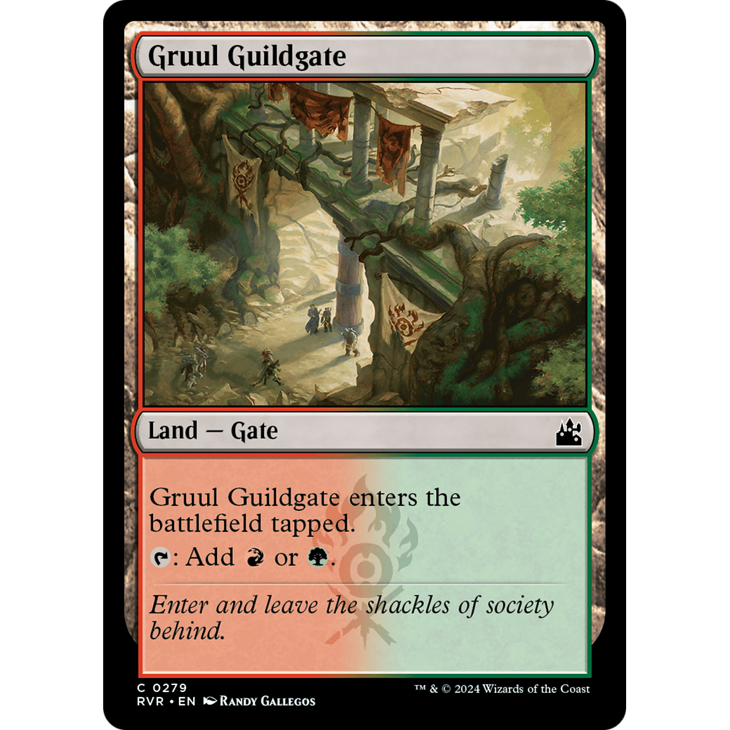 Gruul Guildgate (RVR-279) - Ravnica Remastered Foil