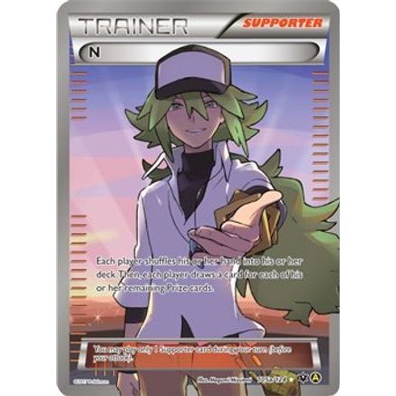 N (Supporter) - 105a/124 105a/124 - Alternate Art Promos Holofoil