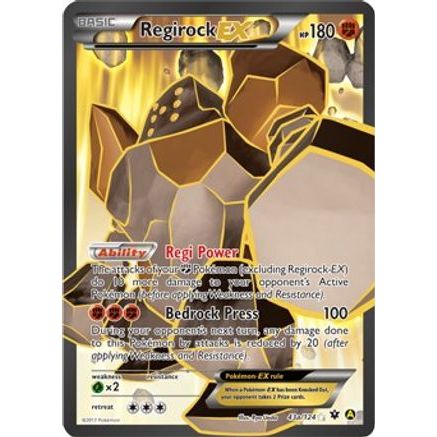 Regirock EX - 43a/124 43a/124 - Alternate Art Promos Holofoil