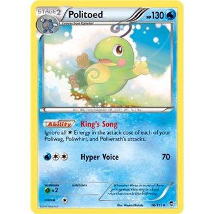 Politoed - 18/111 (Cosmos Holo) 18 - Miscellaneous Cards & Products Holofoil