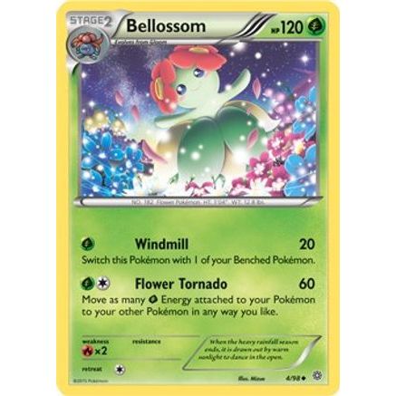Bellossom - 4/98 (Cosmos Holo) 4 - Miscellaneous Cards & Products Holofoil