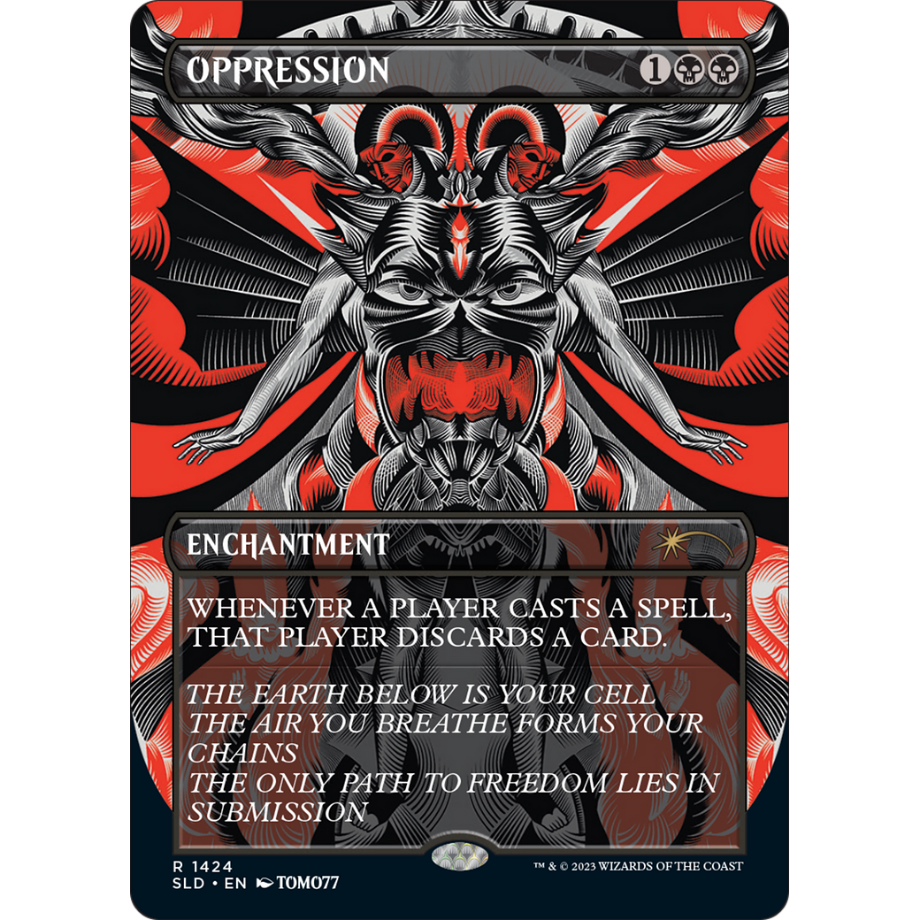 Oppression (SLD-1424) - Secret Lair Drop (Borderless)