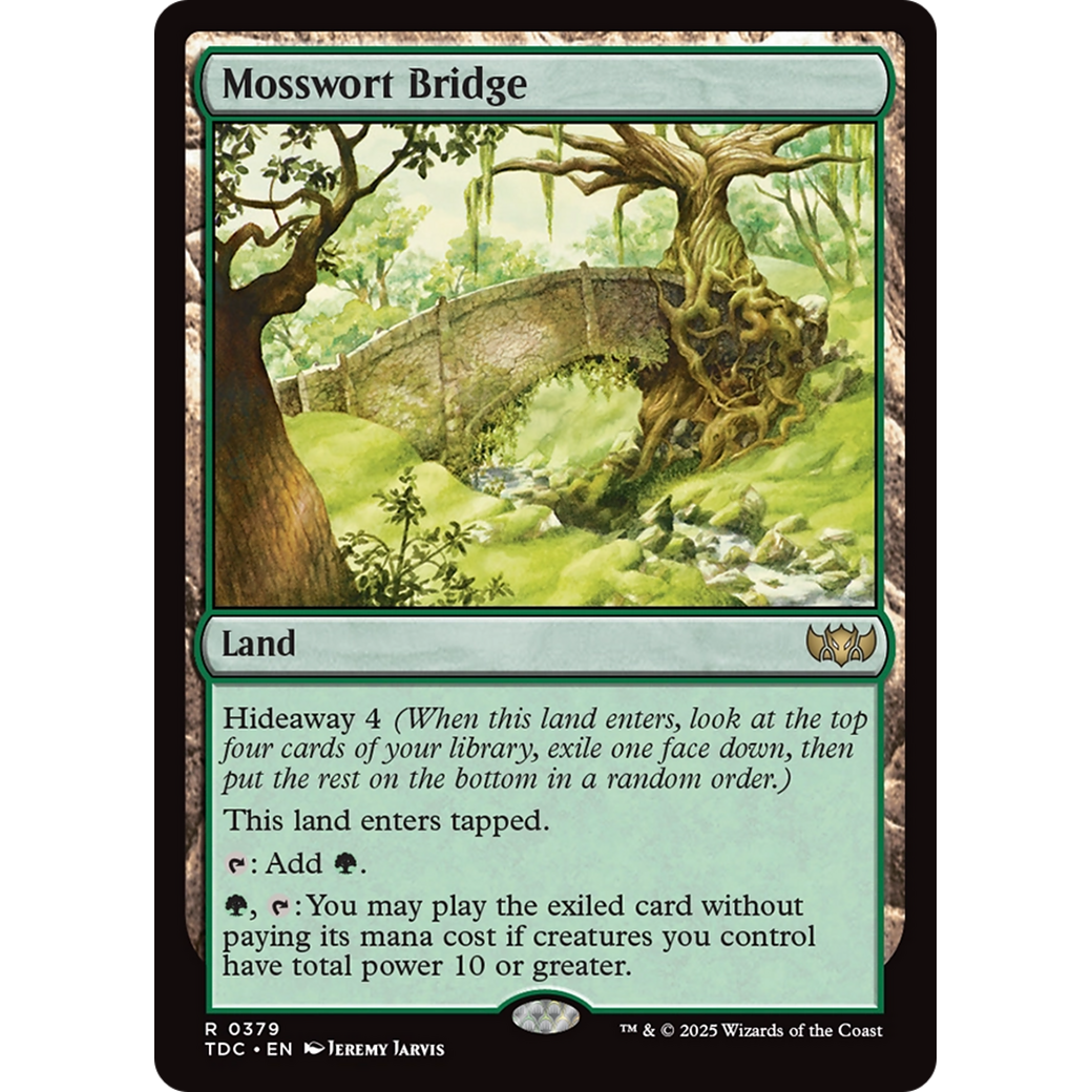 Mosswort Bridge (TDC-379) - Commander: Tarkir: Dragonstorm