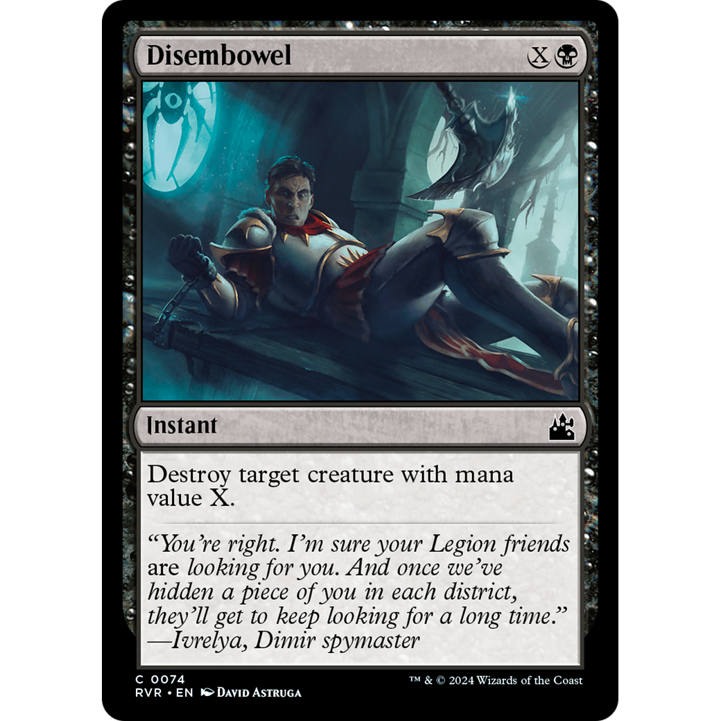 Disembowel (RVR-074) - Ravnica Remastered Foil