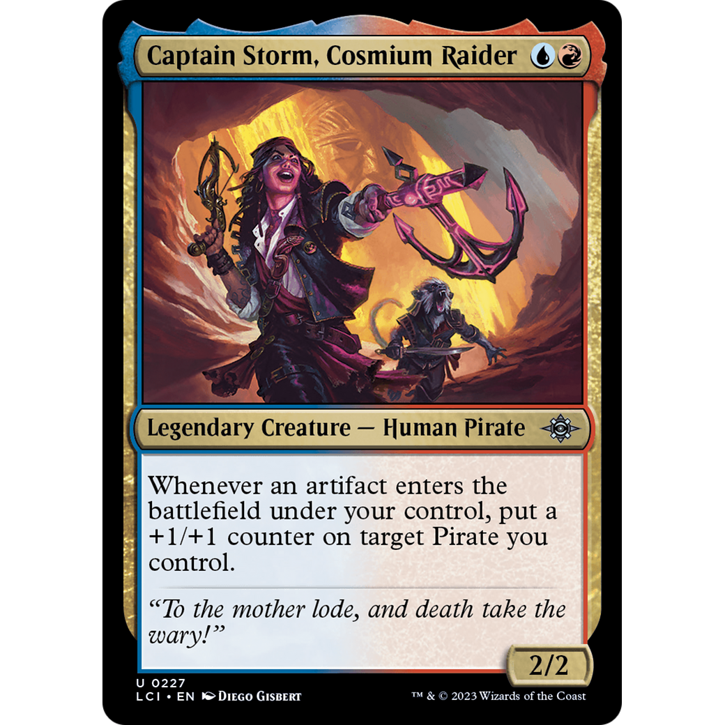 Captain Storm, Cosmium Raider (LCI-227) - The Lost Caverns of Ixalan Foil