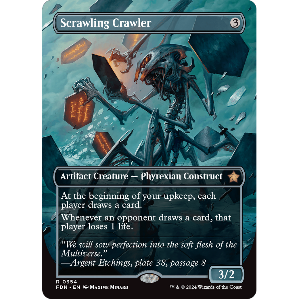 Scrawling Crawler (FDN-354) - Foundations (Borderless) Foil
