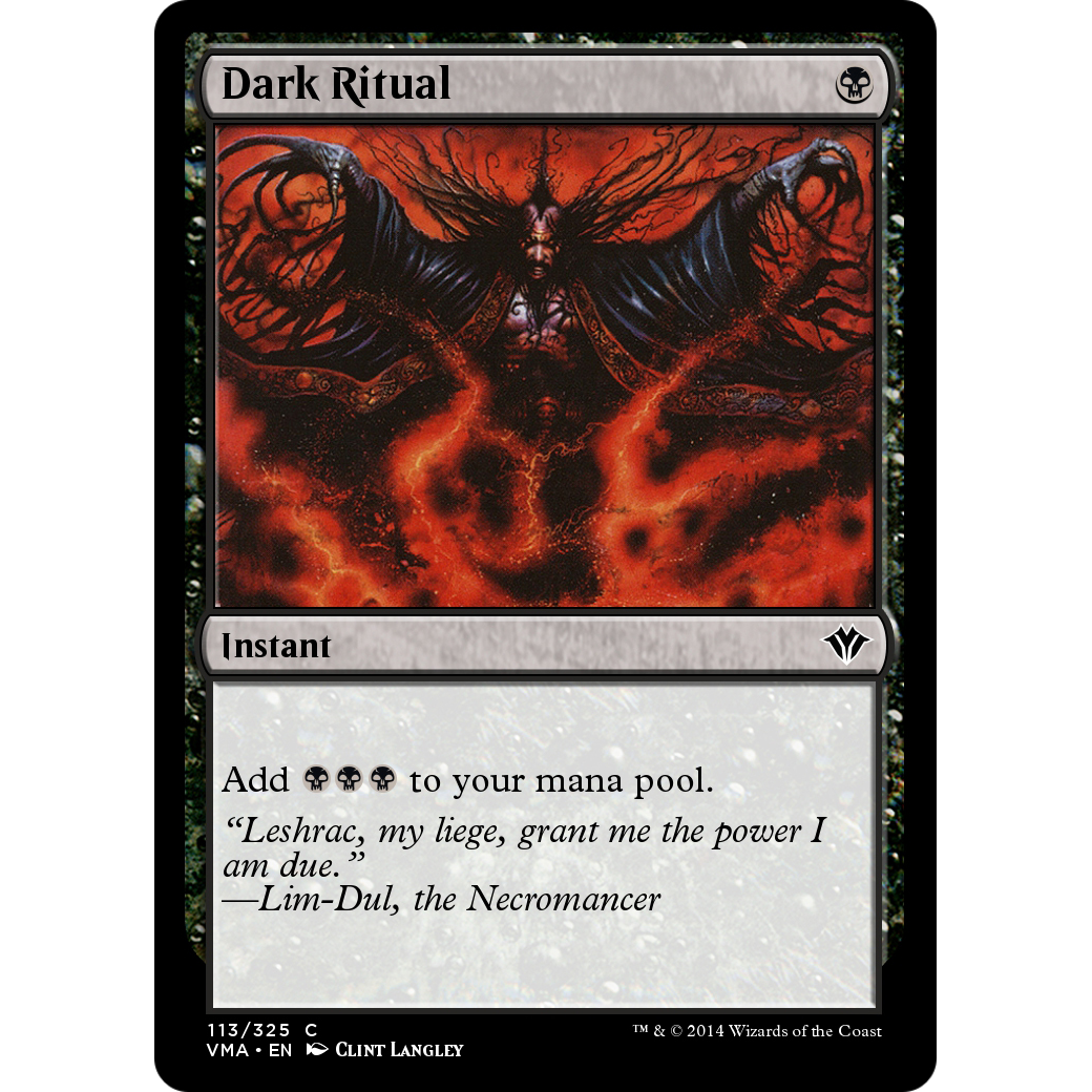 Dark Ritual (VMA-113) - Vintage Masters Foil