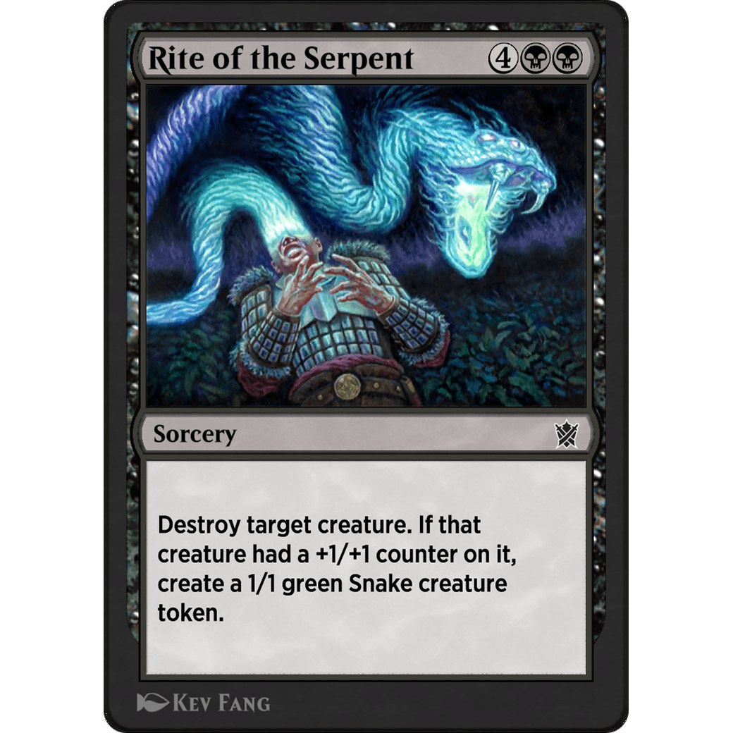 Rite of the Serpent (KTK-86Y) - Khans of Tarkir