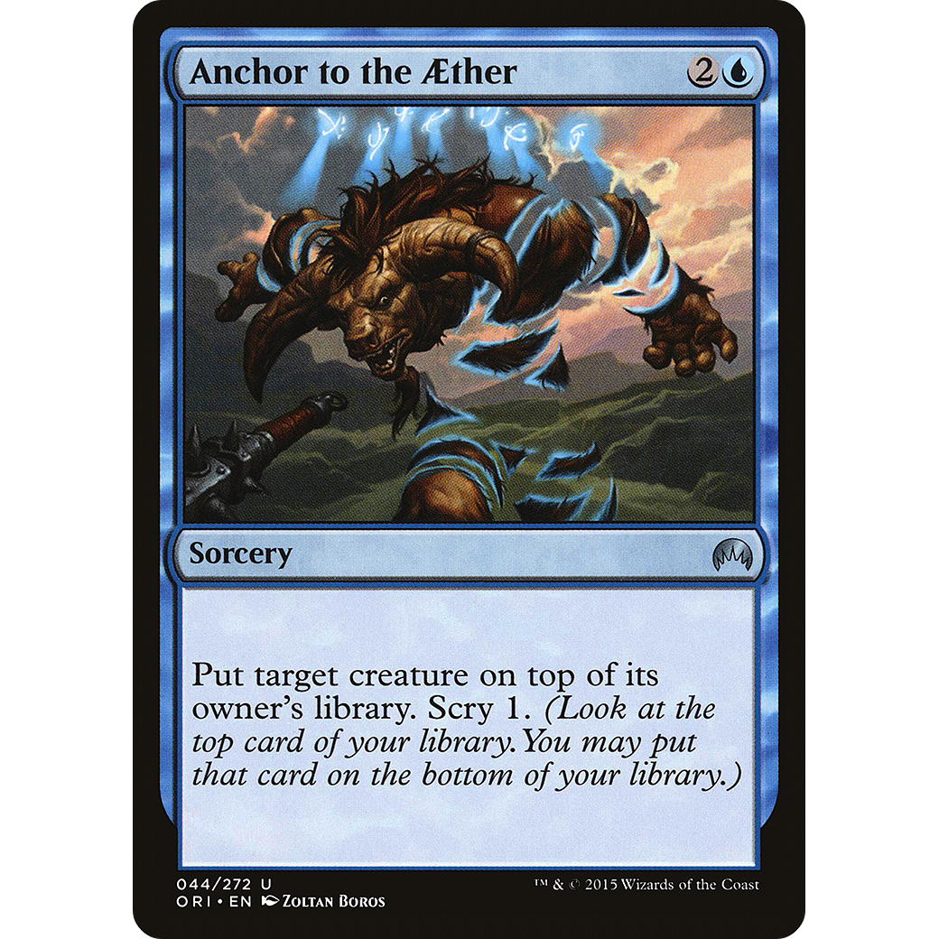 Anchor to the Aether (ORI-044) - Magic Origins Foil