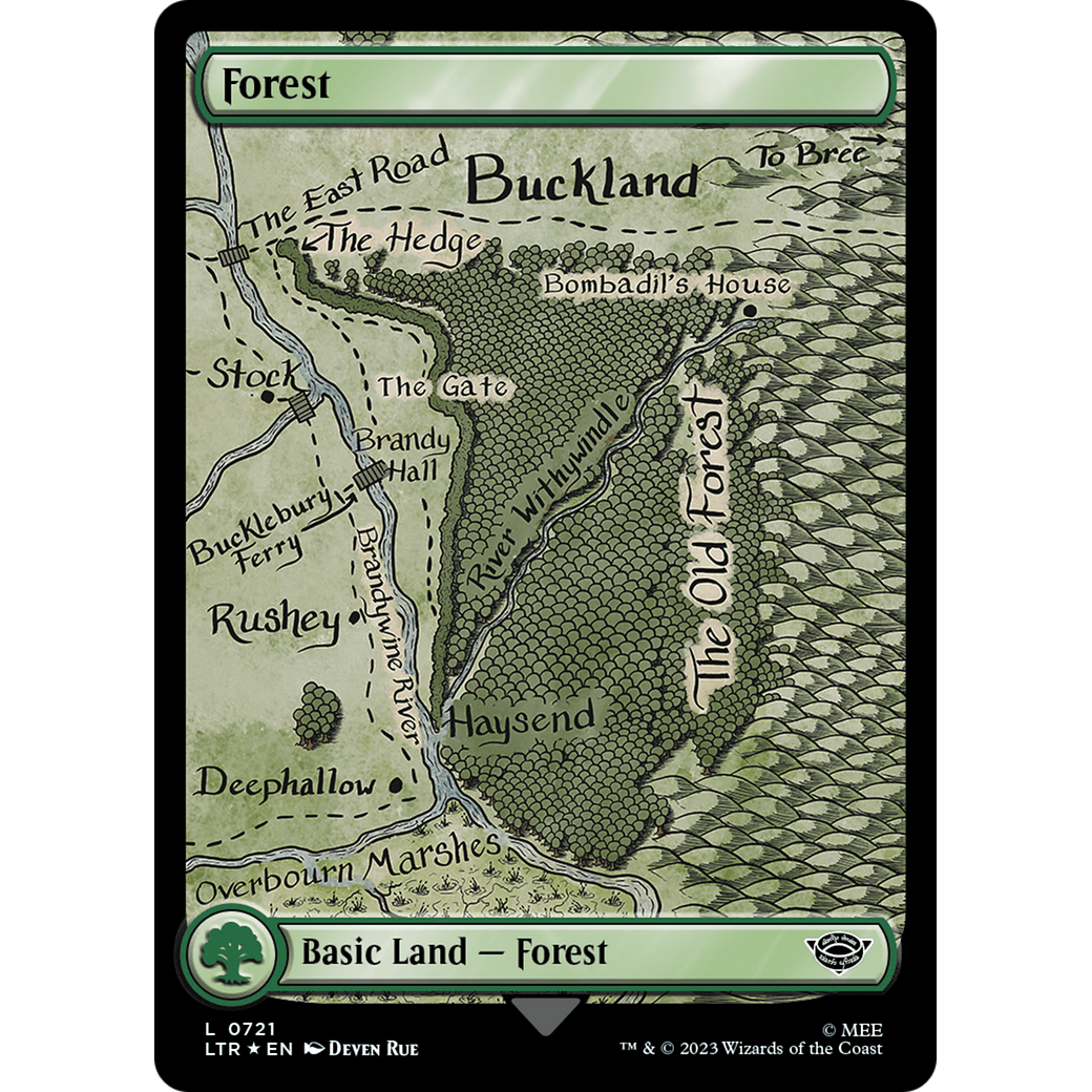 Forest (LTR-721) - The Lord of the Rings: Tales of Middle-earth Foil