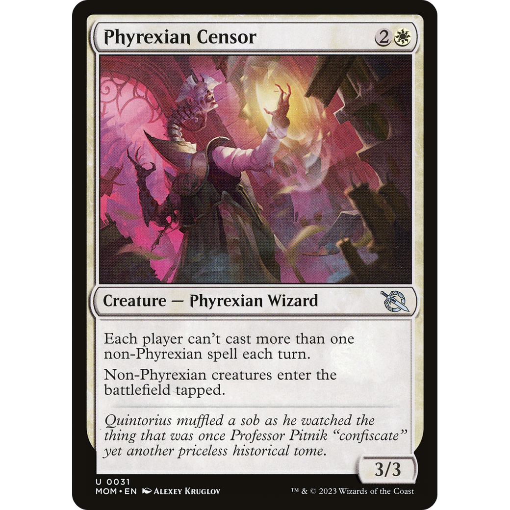 Phyrexian Censor (MOM-031) - March of the Machine Foil