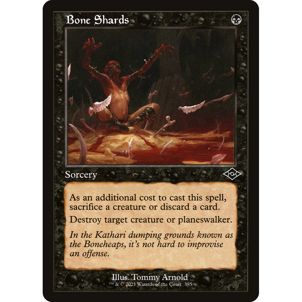 Bone Shards (Retro Frame) (MH2-395) - Modern Horizons 2 Foil