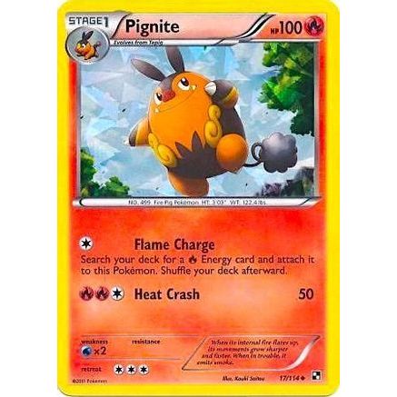 Pignite - 17/114 (Cracked Ice Holo) 17 - Miscellaneous Cards & Products Holofoil