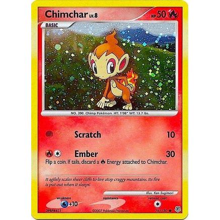 Chimchar - 76/130 (Cosmos Holo) 76 - Miscellaneous Cards & Products Holofoil
