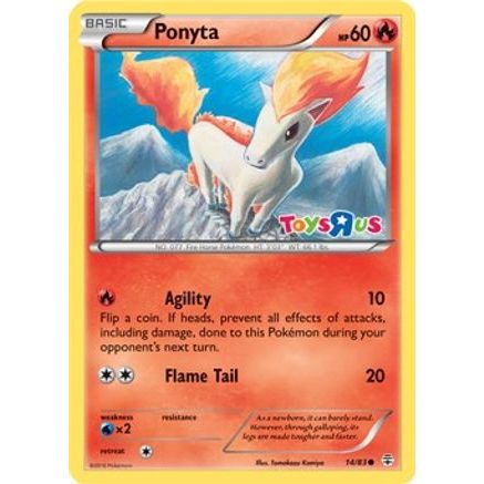 Ponyta - 14/83 (Toys R Us Promo) 14 - Miscellaneous Cards & Products Holofoil