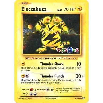 Electabuzz - 41/108 (Toys R Us Promo) 41 - Miscellaneous Cards & Products Holofoil