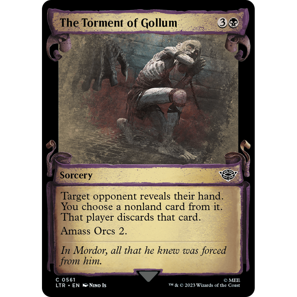 The Torment of Gollum (LTR-561) - The Lord of the Rings: Tales of Middle-earth: (Showcase)