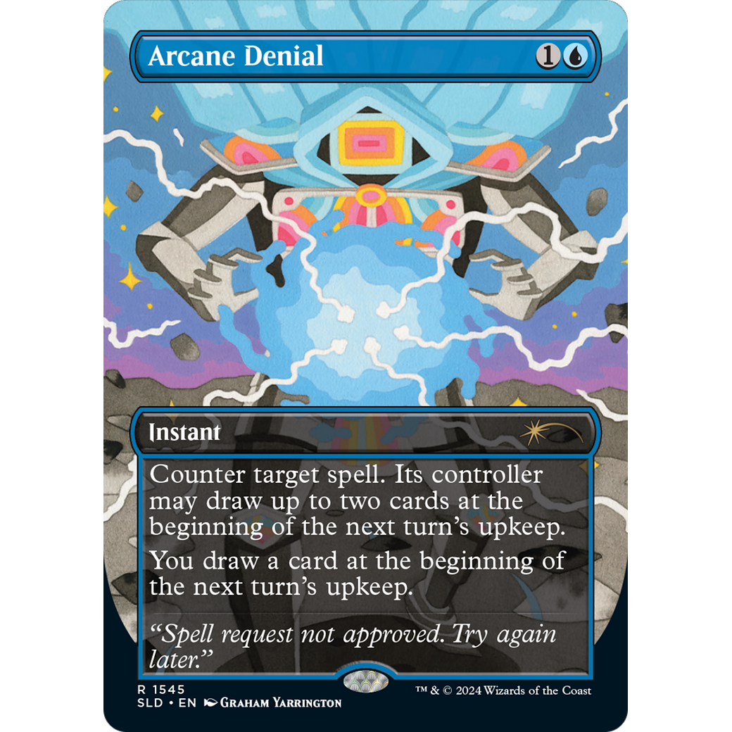 Arcane Denial (1545) (SLD-1545) - Secret Lair Drop (Borderless)