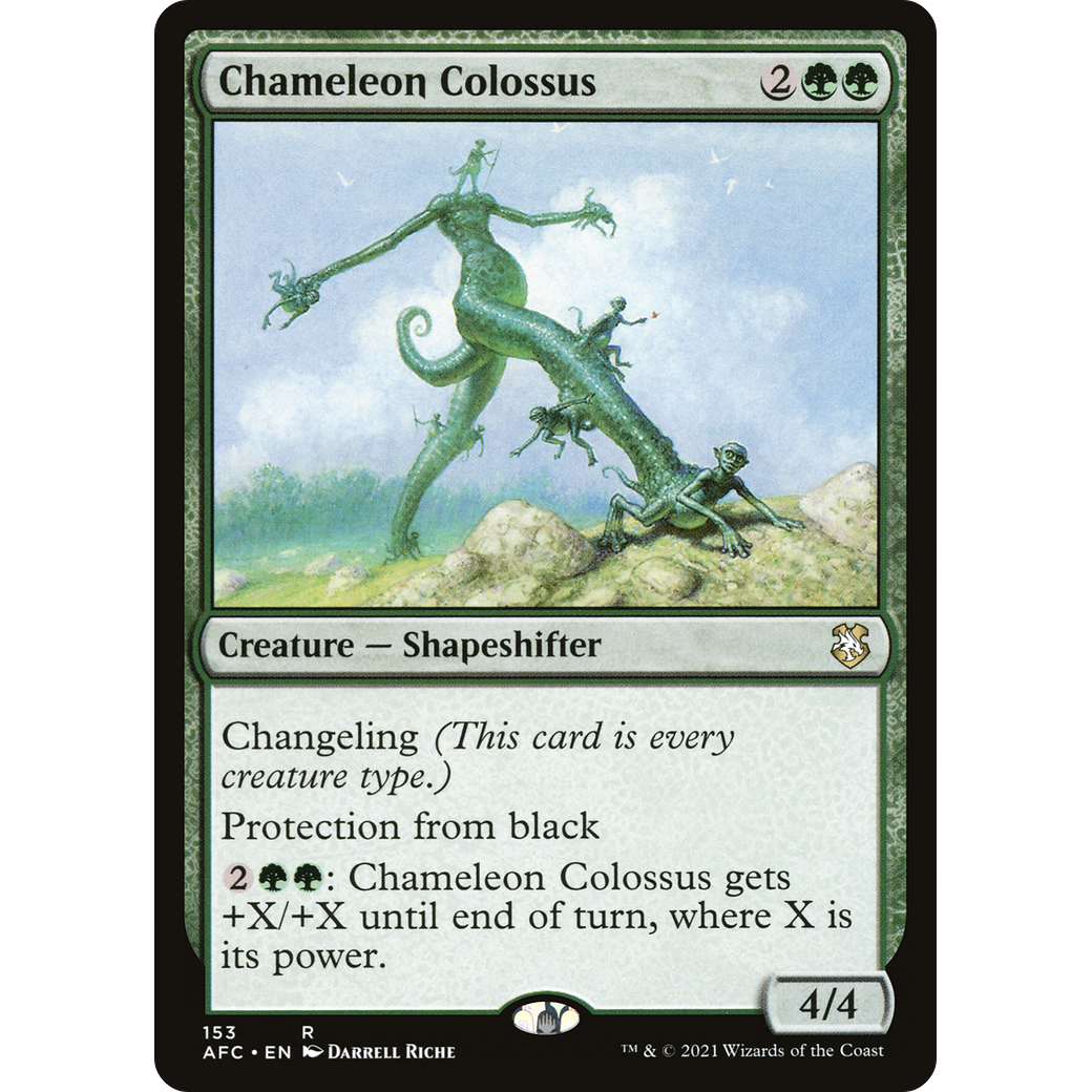 Chameleon Colossus (AFC-153) - Forgotten Realms Commander