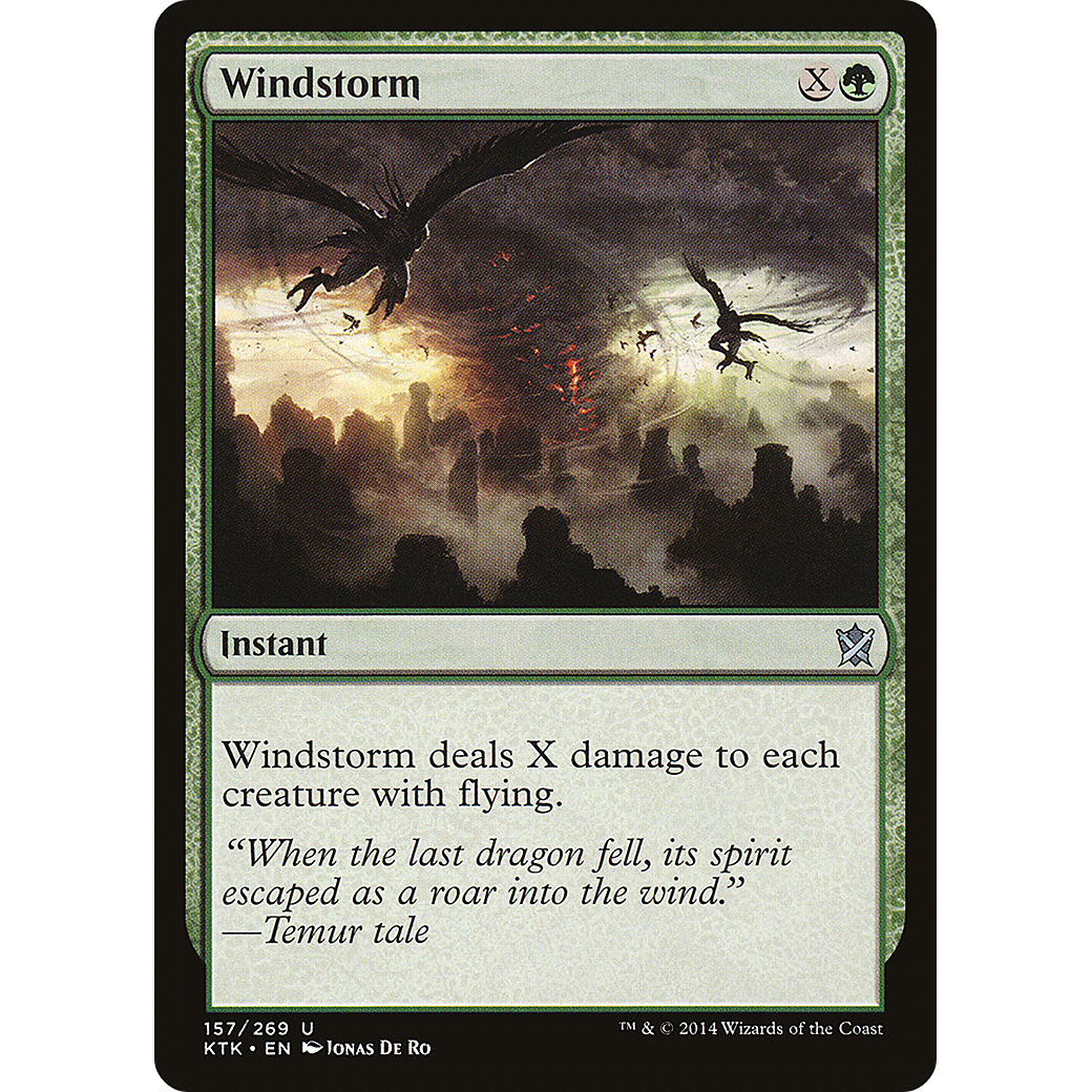 Windstorm (KTK-157) - Khans of Tarkir Foil