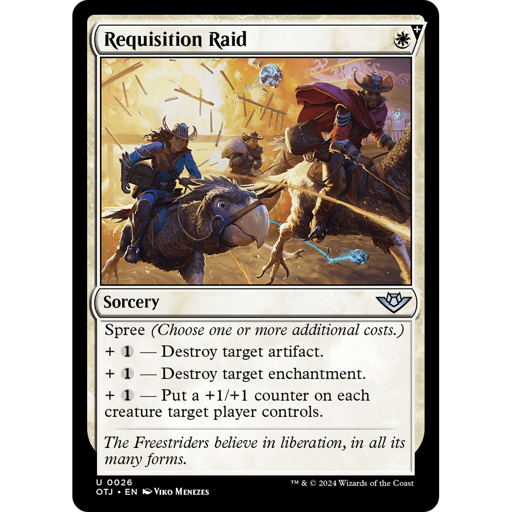 Requisition Raid (OTJ-026) - Outlaws of Thunder Junction: (spree)