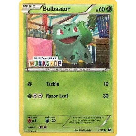 Bulbasaur - 1/108 (Build-A-Bear Workshop Exclusive) 1 - Miscellaneous Cards & Products