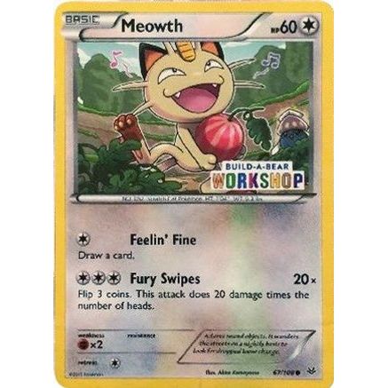 Meowth - 67/108 (Build-A-Bear Workshop Exclusive) 67 - Miscellaneous Cards & Products