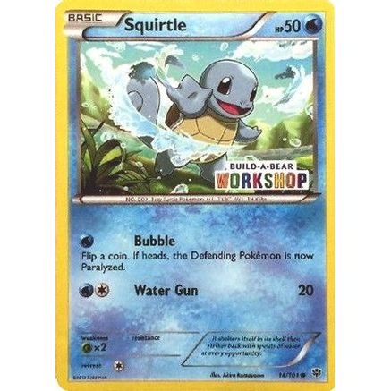 Squirtle - 14/101 (Build-A-Bear Workshop Exclusive) 14 - Miscellaneous Cards & Products