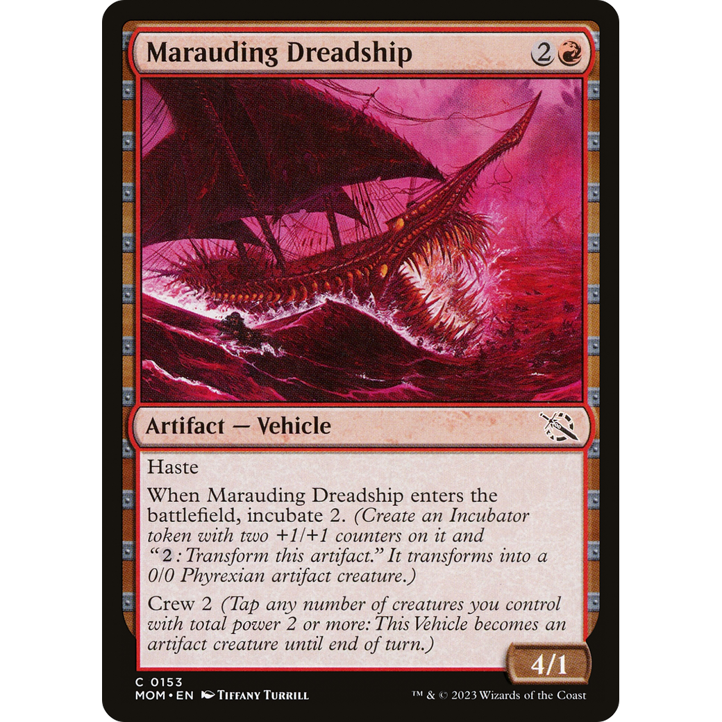 Marauding Dreadship (MOM-153) - March of the Machine