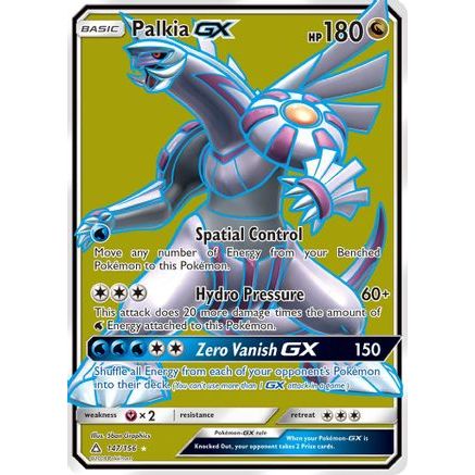 Palkia GX (Full Art) 147/156 - SM  Ultra Prism Holofoil