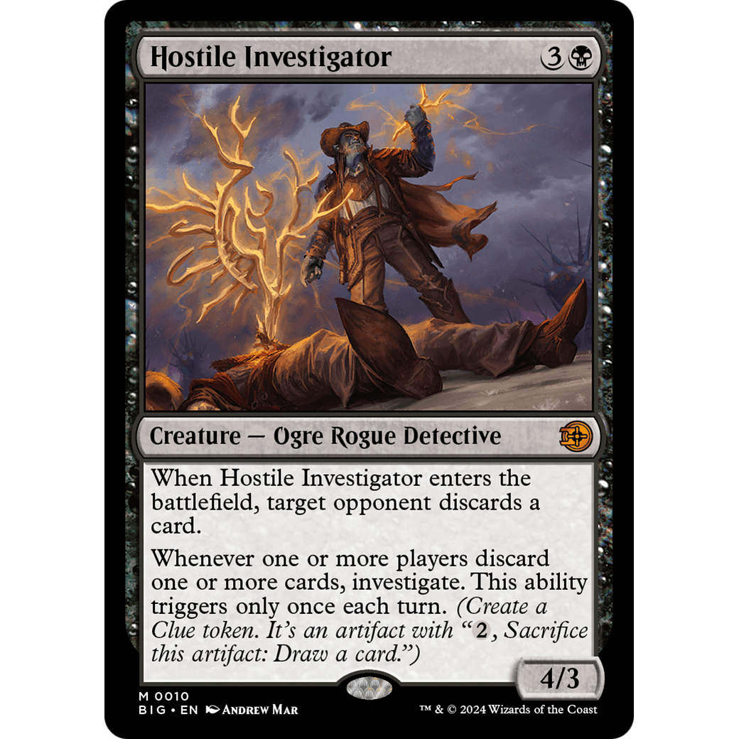 Hostile Investigator (BIG-010) - The Big Score Foil