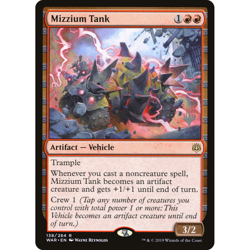 Mizzium Tank (PPELD-138) - War of the Spark Promos Foil