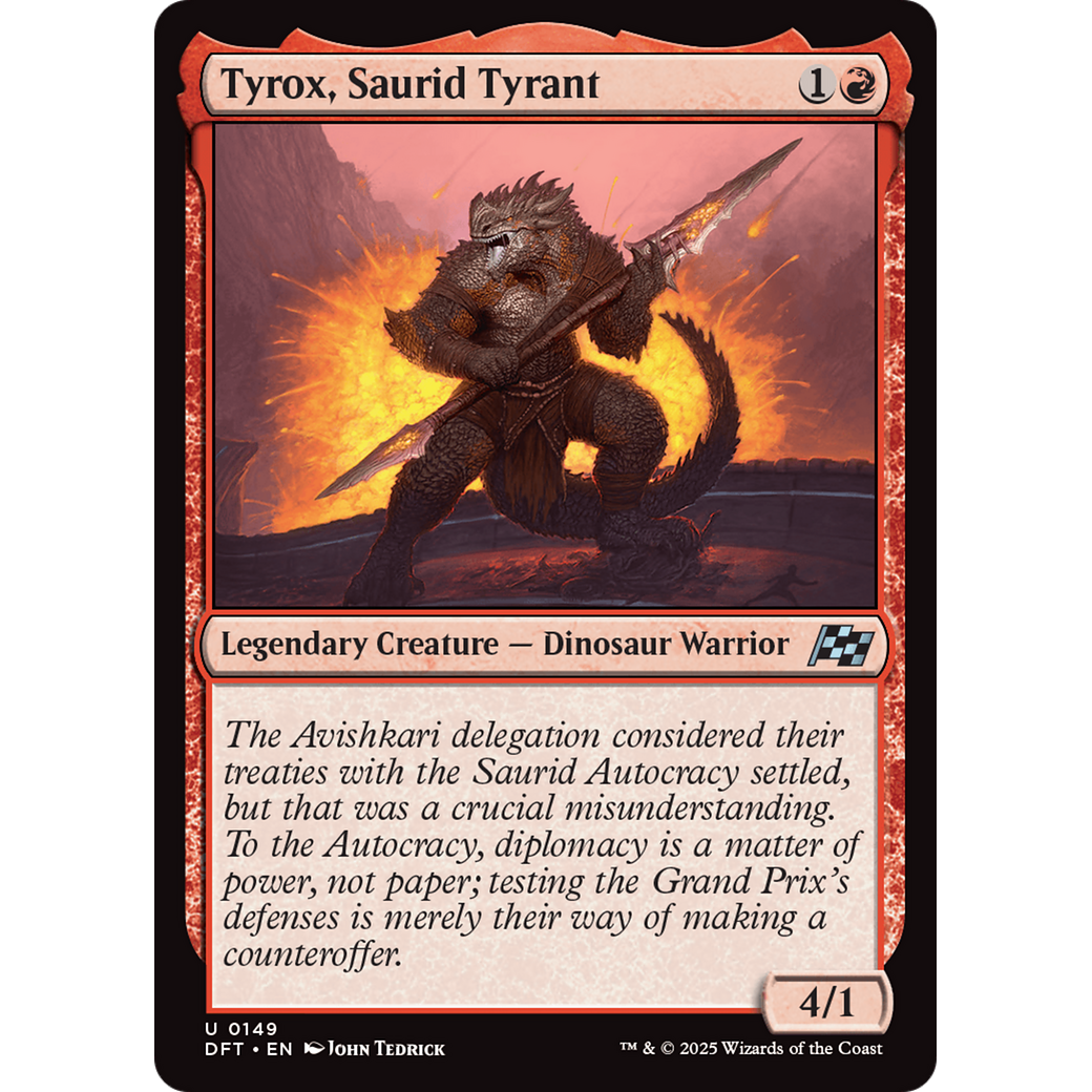 Tyrox, Saurid Tyrant (DFT-149) - Aetherdrift Foil