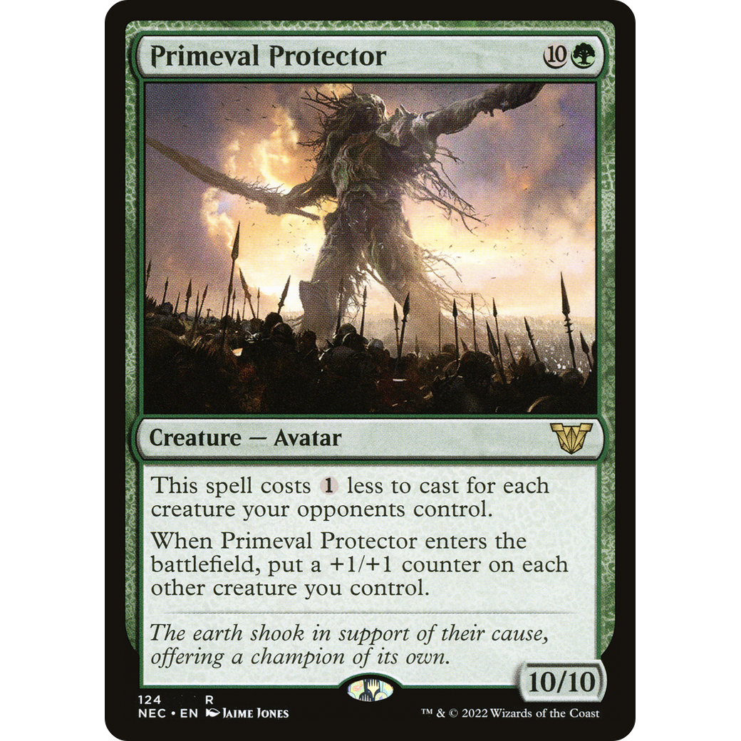 Primeval Protector (NEC-124) - Neon Dynasty Commander