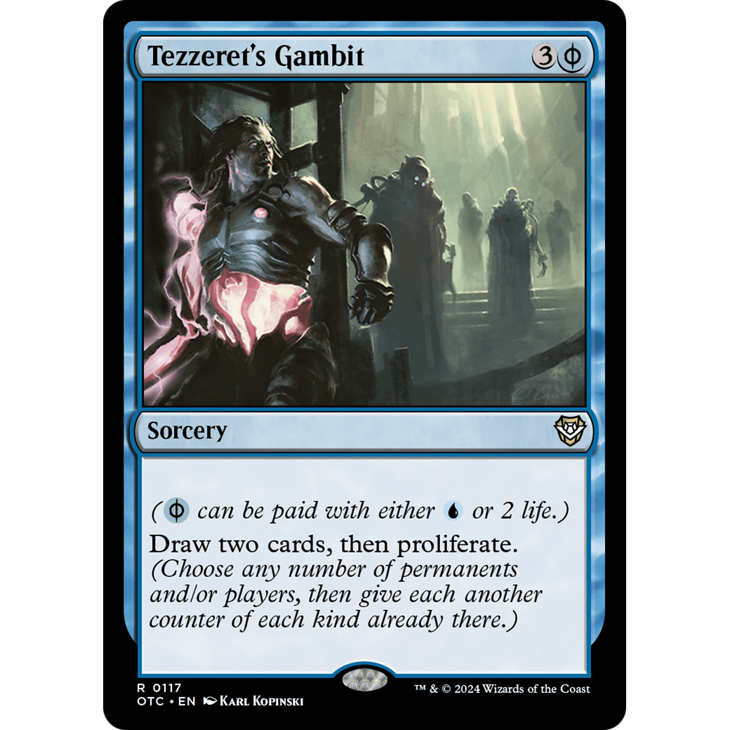 Tezzeret's Gambit (OTC-117) - Outlaws of Thunder Junction Commander