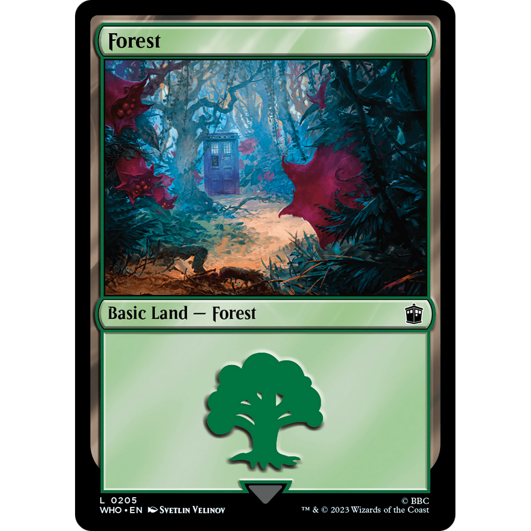 Forest (0205) (WHO-205) - Doctor Who Foil
