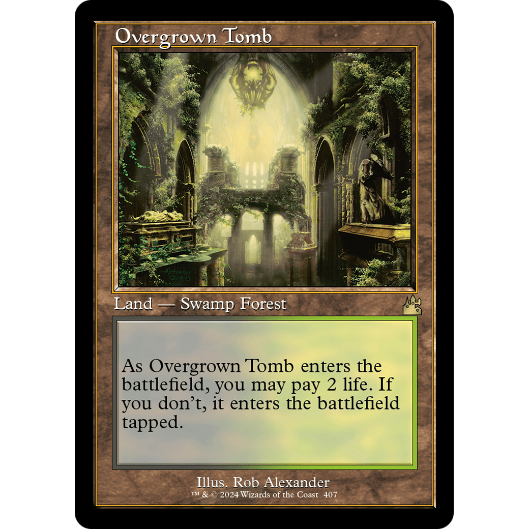 Overgrown Tomb (RVR-407) - Ravnica Remastered