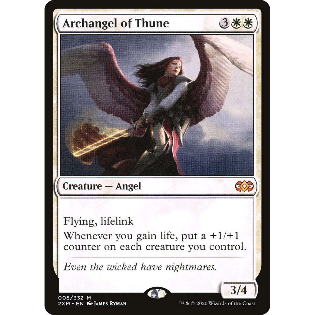Archangel of Thune (2XM-005) - Double Masters Foil