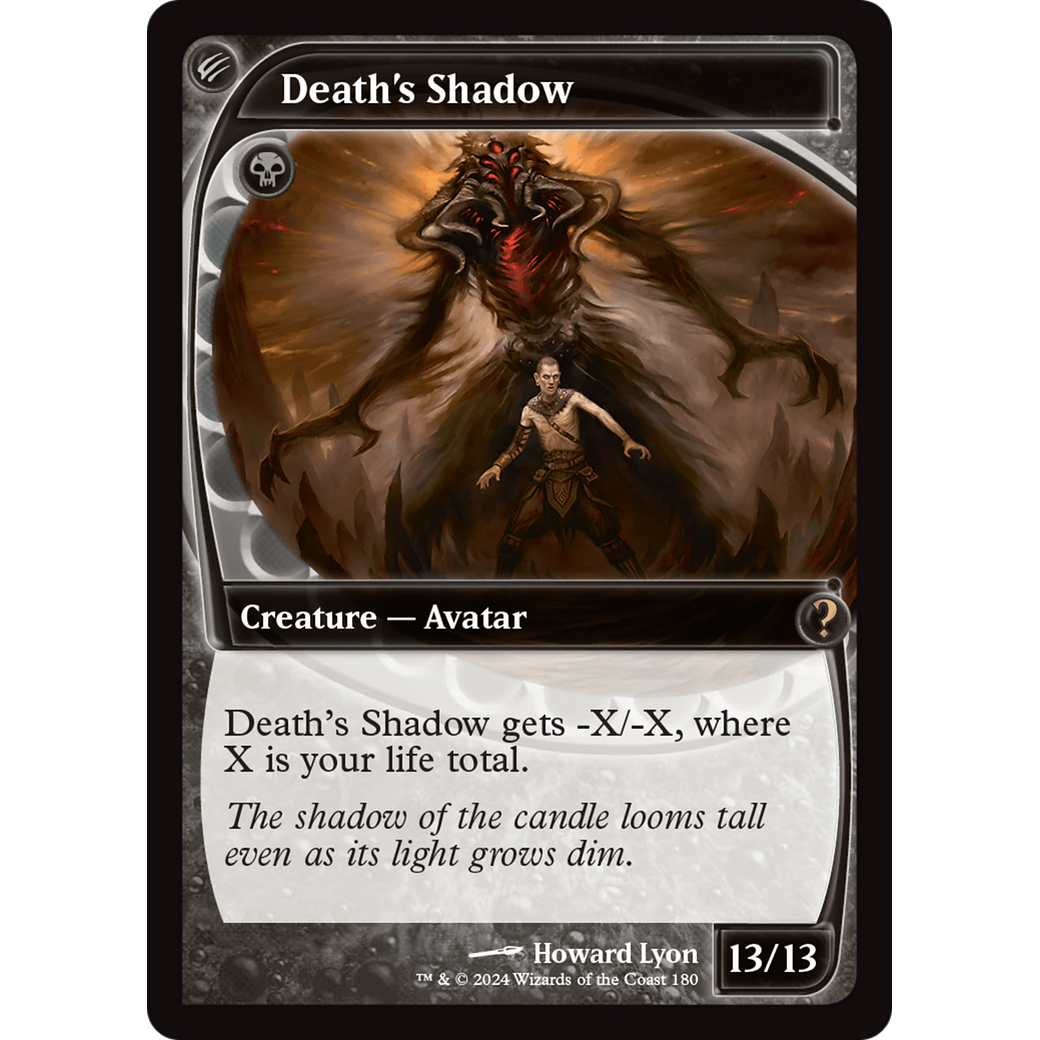 Death's Shadow (Future Sight) (MB2-180) - Mystery Booster 2 Foil