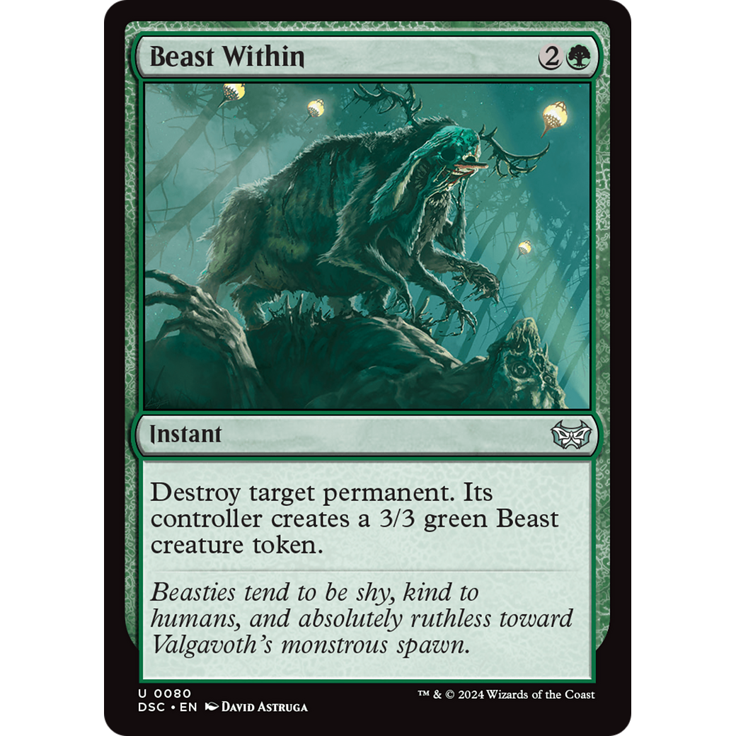 Beast Within (DSC-080) - Duskmourn: House of Horror Commander