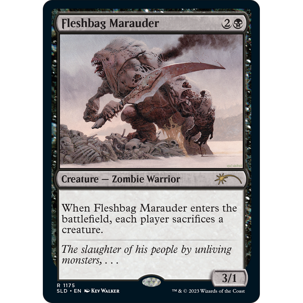Fleshbag Marauder (1175) (SLD-1175) - Secret Lair Drop: (Full Art) Foil