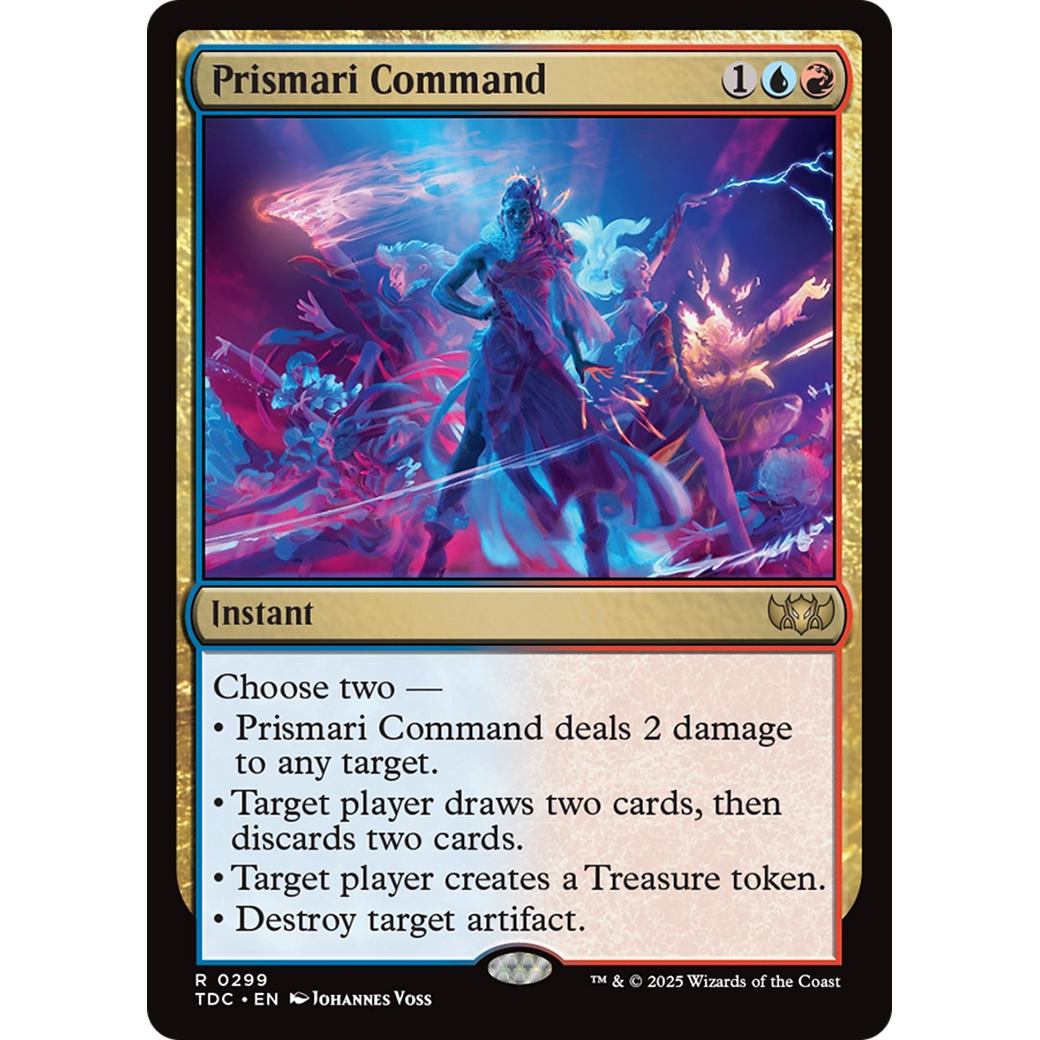 Prismari Command (TDC-299) - Commander: Tarkir: Dragonstorm